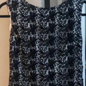 Vince Camuto Black and White dress